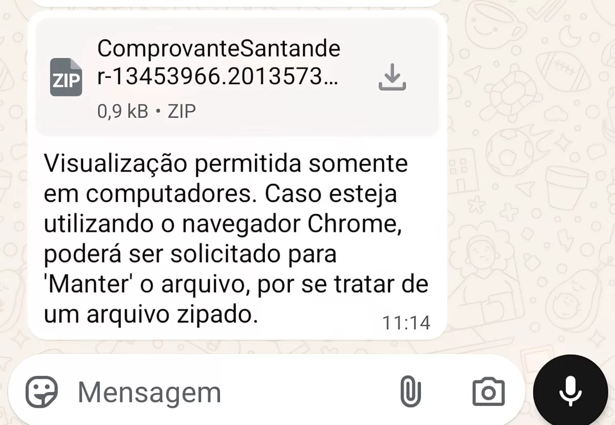 Vírus no WhatsApp