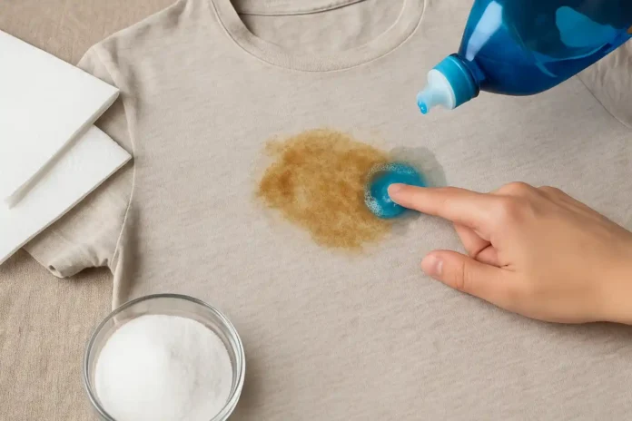 remover gordura de roupas 2